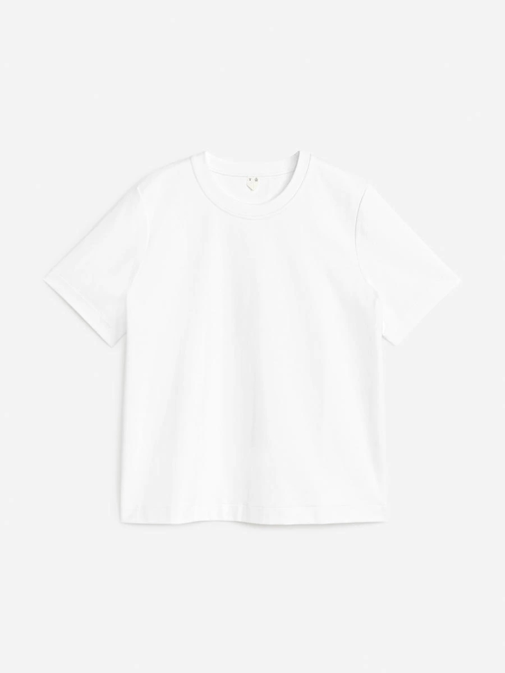 Arket Heavyweight Short Sleeve Crew T-shirt - White